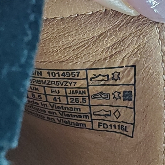 UGG black suede fringe wedge sandals 10 - Picture 8 of 15